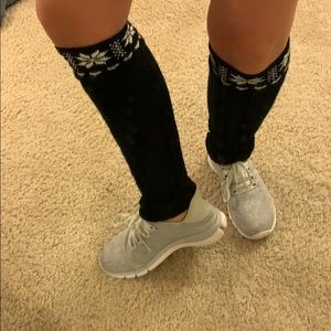 Warm decorative boot “socks”